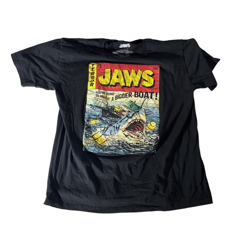 Shirt grafica film jaws uomo - t-shirt,