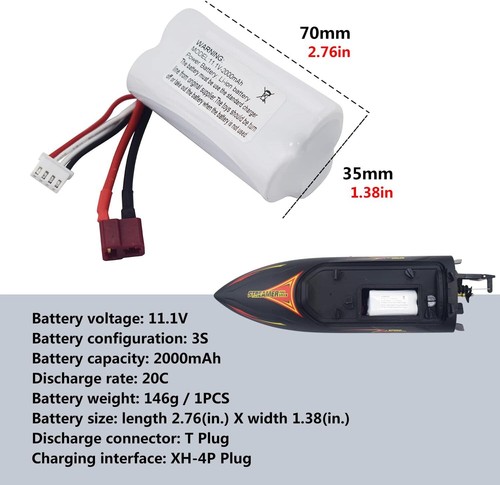 Batteria spina 11 1 - batteria, t