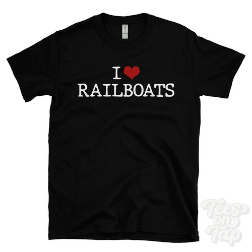 Maglietta love railboats - i,