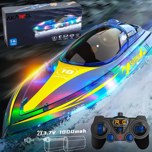 Barca con led - rc,